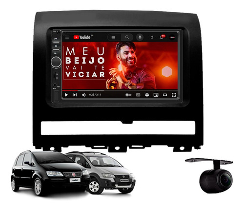 Central Multimidia Mp5 Slim Fiat Idea E Adventure 2006 2007