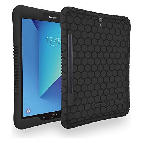 Funda Para Samsung Galaxy Tab S3 9.7 Negro 9.7 Pulgada Silic