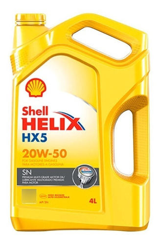 Aceite Mineral 20w-50 Hx5 Shell Helix