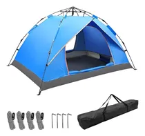 Comprar Carpa Automática Autoarmable Profesional 2\u002F3 Per 210x150x125 Color Azul