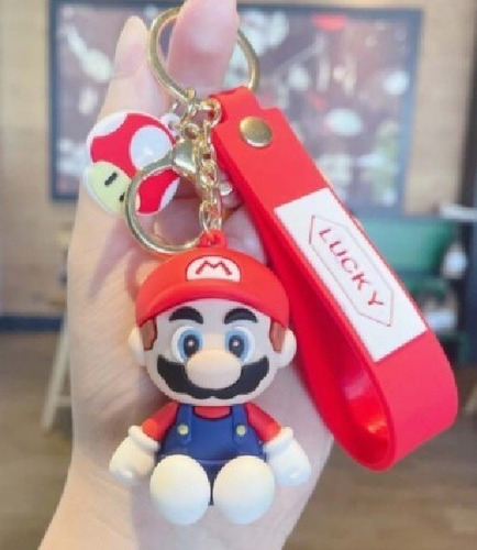 Llavero Super Mario Bros Sentado rojo 