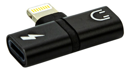 Adaptador De iPhone Para Fone E Carregador Duplo