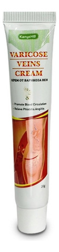 Crema para Venas Varicosas Trata Varices Hinchazón Dolores en las Piernas Fragancia Suave Tipo de Embalaje Tubo