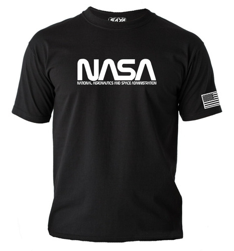 Camiseta Nasa Algodón National Aeronautics And Space Adminis
