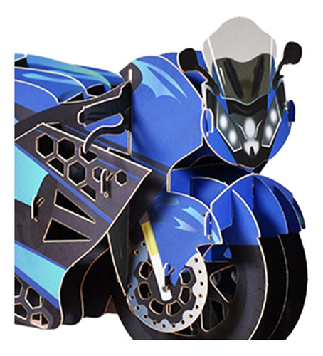 Regalos Del Día Para Papá Tarjeta De Motocicleta 3d