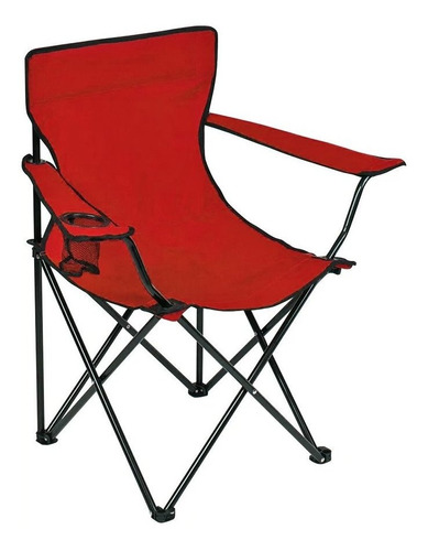 Sillon Director Plegable Camping + Funda + Porta Vaso 