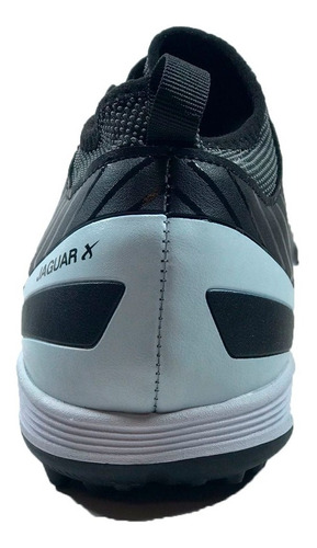 Imagen 4 de 5 de Botin Jaguar Futbol Hombre 5005 Tf Negro-blanco Cli