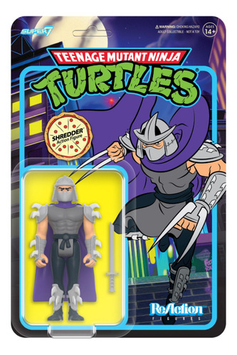 Super7 Reaction Teenage Mutant Ninja Turtles Shredder