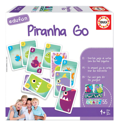 Juego Edufun Piranha Go Educa 18128