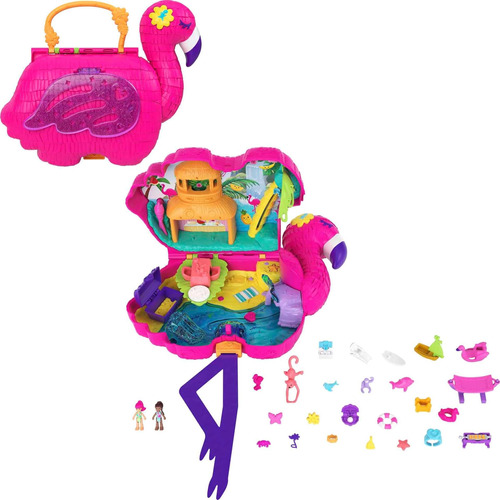 Polly Pocket Juguete De Viaje, Juego De Fiesta De Flamenco .