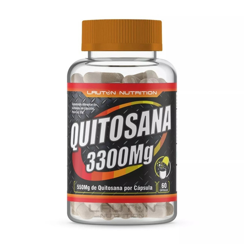 Quitosana 3300 Mg Pote 60 Cápsulas - Lauton Nutrition