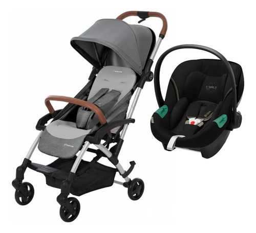 Coche Laika Ultraliviano Con Butaquita Aton S2 Cybex