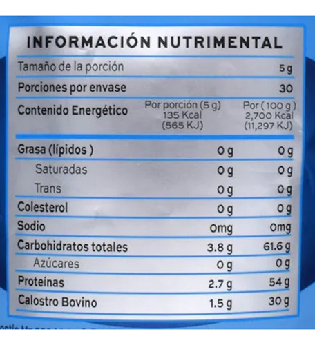 Calostro Bovino En Polvo 150 G Joy Natura