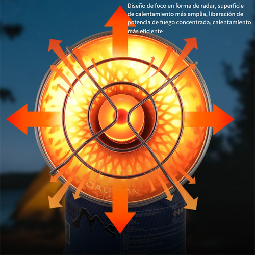 Calentador De Gas Portatil Derismo Al Aire Libre Camping