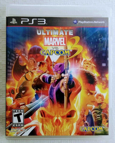 Ultimate Marvel Vs Capcom 3 Playstation 3 Ps3 Impecable! (Usado)