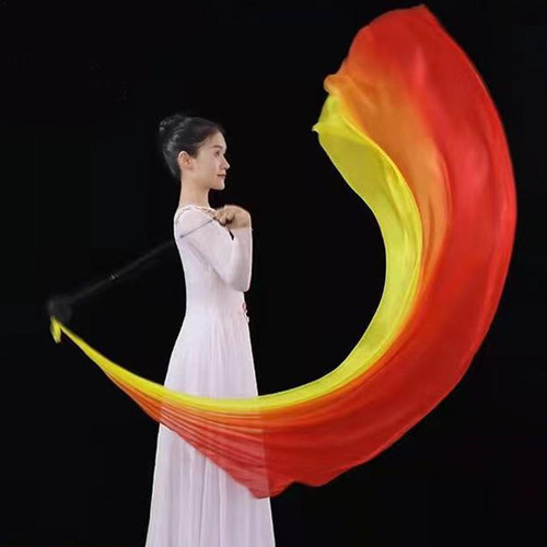 Cbq Véus De Dança De Seda Poi, Lindas Bandeiras Bai