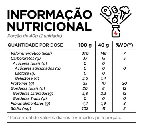 10un Alfajor Proteico Zero Açúcar Topway