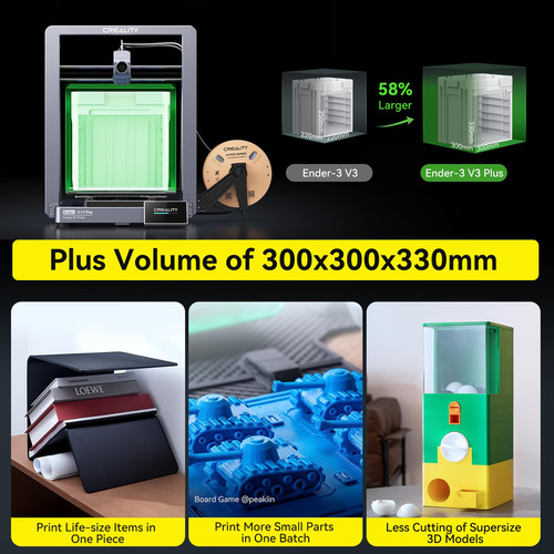 Creality Ender 3 V3 Plus Impresora 3d 60 W 572 Mmg
