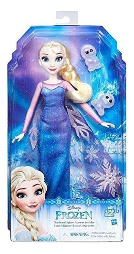 Muñeca Elsa Anna Frozen Luces Magicas 28cm Orig Hasbro