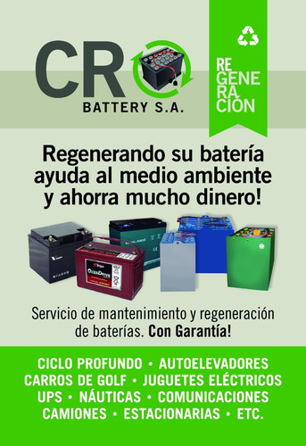 Bateria 12 X 50 Mateo Derecho