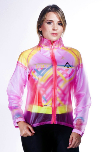 Chaqueta 100 % Impermeable Mujer Zerie  Ciclismo Ruta Mtb