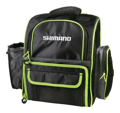 Mochila Pesca Shimano Señuelos Vadeo Trekking + Cajas Regalo