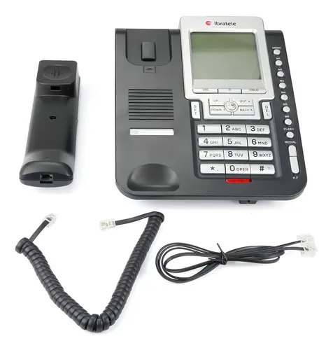 Telefone Fixo Ibratele Identificador De Chamada Capta Top Cinza Escuro ...