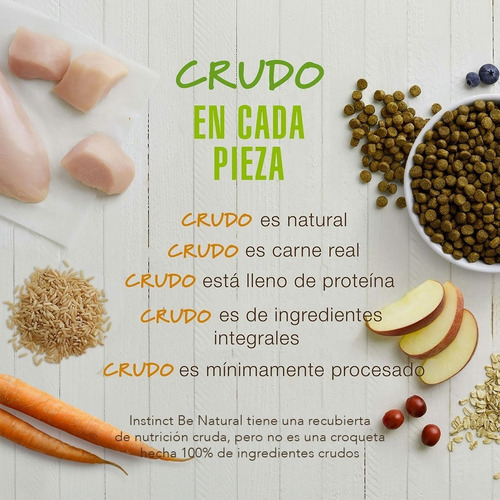Imagen 4 de 5 de Croquetas Instinct Be Natural Pollo 6 Kg Para Gatos
