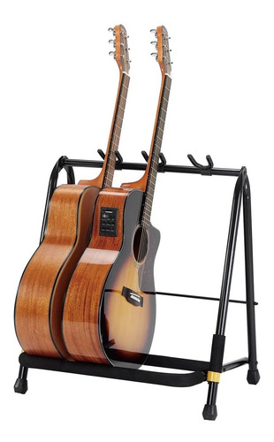 Atril Soporte Stand Triple Para 3 Guitarras Hércules Gs523b