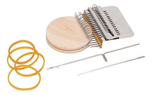 Mini Telar Para Zurcir, 14 Ganchos, Pequeño Kit De Tejido, 1