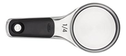 Juego De Tazas Y Cucharas Medidoras De Acero Inoxidable D...