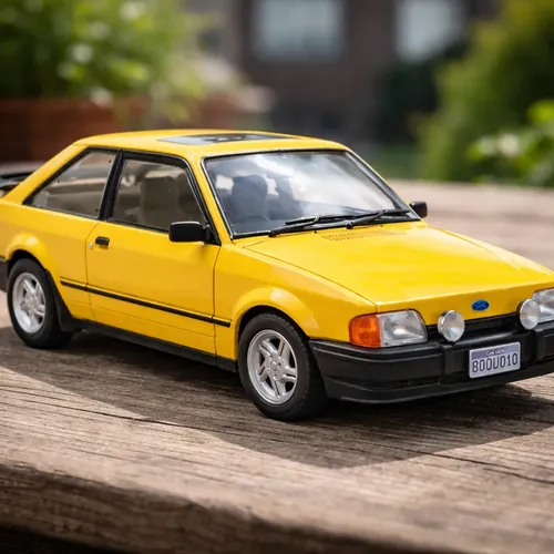 Ford Escort Miniatura 1/24 Xr3 Anos 80 Diecast Colecionável