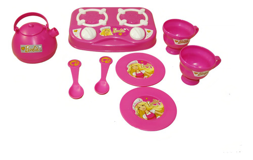 Set De Cocina Glam - Barbie Color Rosa