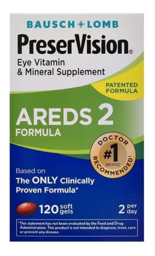 Preservision Areds 2 Fórmula Eye Vitamin & Mineral 120 Caps