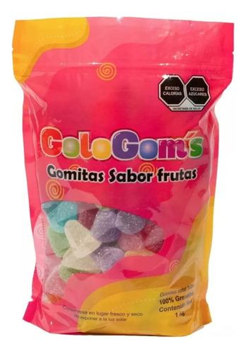 Gomitas Sabor Frutas Gologom's 1 Kg Bolsa