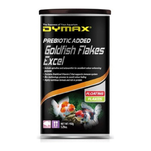 Dymax Goldfish Flakes 150g Hojuelas Para Peces De Agua Fria