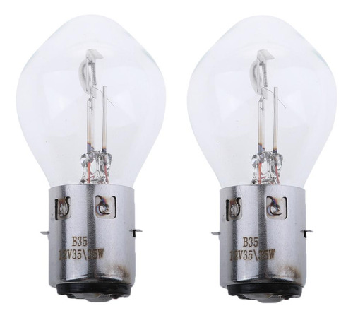 2x S2 12v 35/35w Scooter De Motocicleta Halógena Blanca