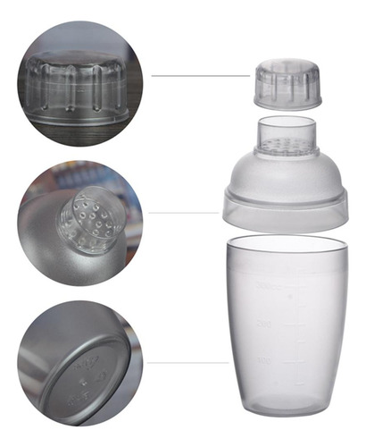 5 Kit De Coctelería De Resina, Set Profesional 5 Piezas
