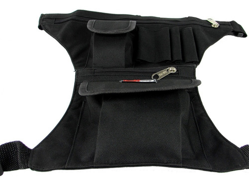 Imagem 3 de 5 de Pochete Perna Cartucheira Motoqueiro Masculina Feminina