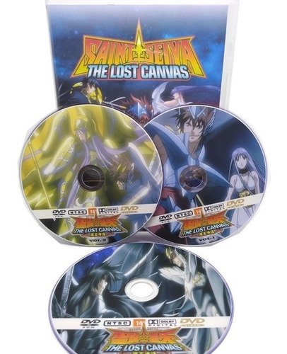 Box Dvd Saint Seiya The Lost Canvas Dublado