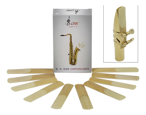 Reed Box.. 5, Bb Tenor 10 Unidades/slade Reeds Saxofon Stren