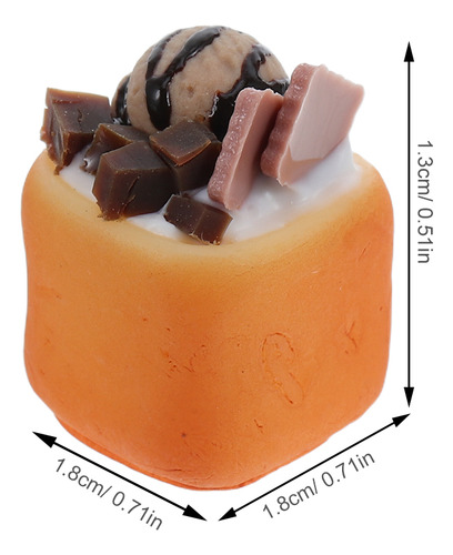 Minipan Artificial En Miniatura: Postre Tostado Con Helado