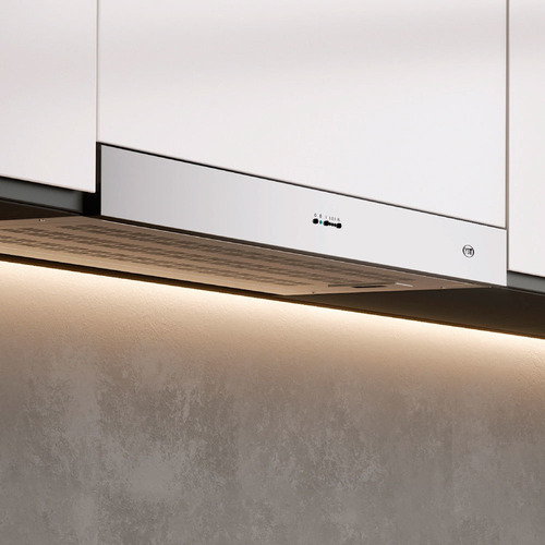 Extractor purificador de cocina TST Extensible ac. inox. de pared 890mm x 70mm x 530mm plateado 220V