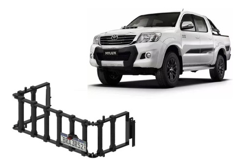 Extensor Caçamba Rampa Divisor De Carga Hilux 2005 A 2015 