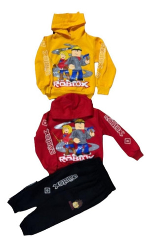 Conjunto Niño Poleron Buzo Roblox Franela Estampa Serigrafia