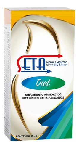 Seta Diet 15ml Suplemento Vitamínico Para Passaros Envio Ime