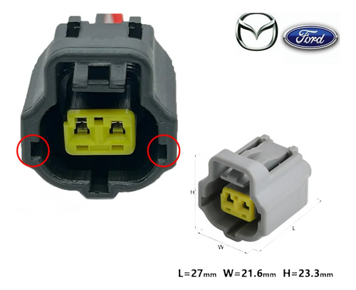 Arnes-conector S/temperatura Ford Ecosport 4cil 2.0l 2010