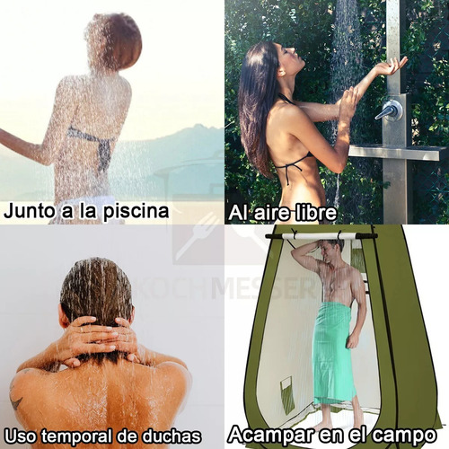 Pack X2 Ducha Portátil Para Camping Recargable Al Aire Libre