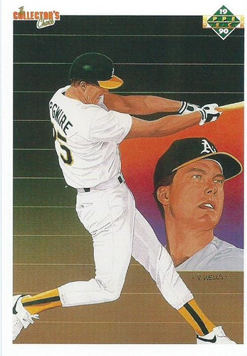 Barajita Mark Mcgwire Upper Deck 1990 #36 Atleticos