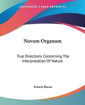 Libro Novum Organum - Francis Bacon